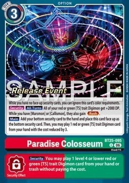 Paradise Colosseum BT25-095 [ Inglese / Giapponese ]