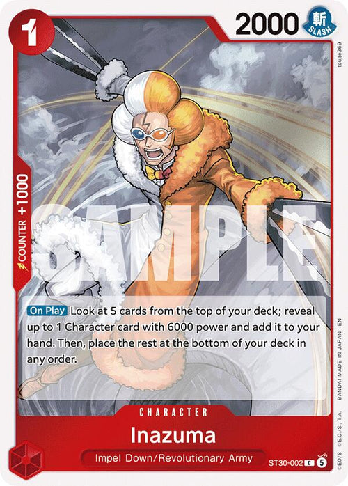 Inazuma ST30-002 [ Inglese / Giapponese / Francese / Cinese Semplificato ]
