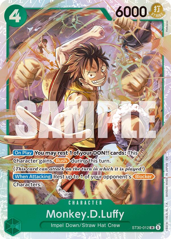 Monkey D Luffy ST30-012 [ Inglese / Giapponese ]