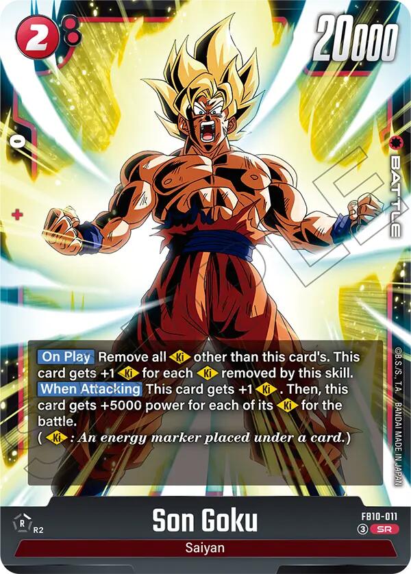 Son Goku FB10-011 [ Inglese / Giapponese ]