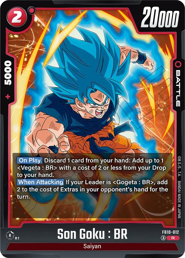 Son Goku : BR FB10-012 [ Inglese / Giapponese ]