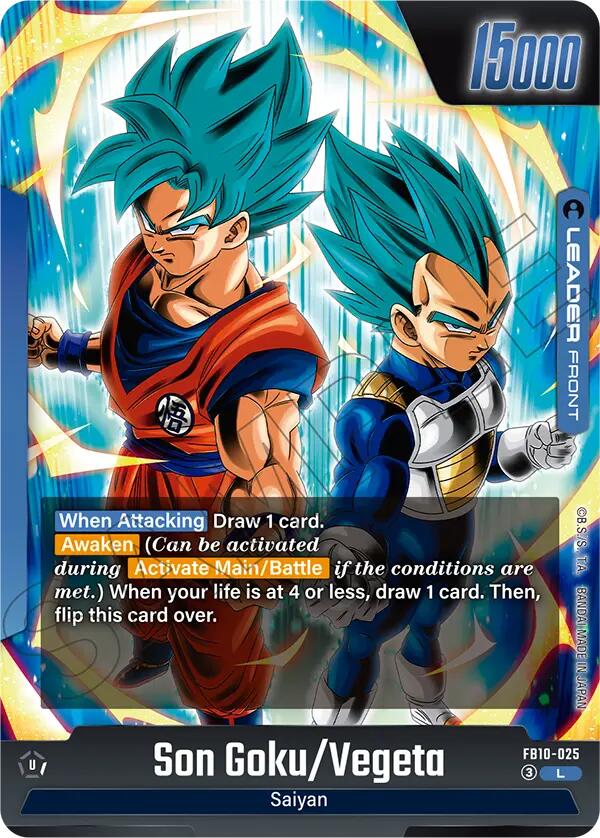 Son Goku/Vegeta // Vegito FB10-025 [ Inglese / Giapponese ]