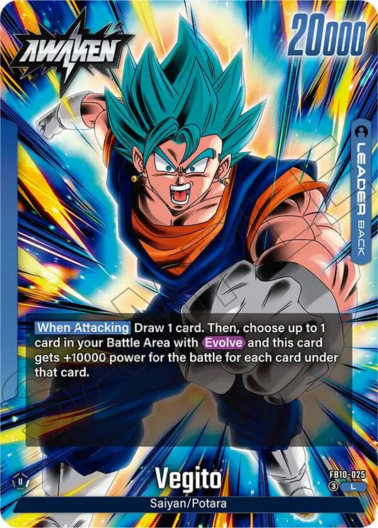 Son Goku / Vegeta /  / Vegito FB10-025 [ Inglese / Giapponese ]