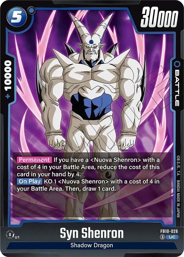 Syn Shenron FB10-026 [ Inglese / Giapponese ]