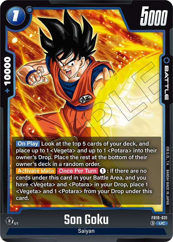 Son Goku FB10-031 [ Inglese / Giapponese ]