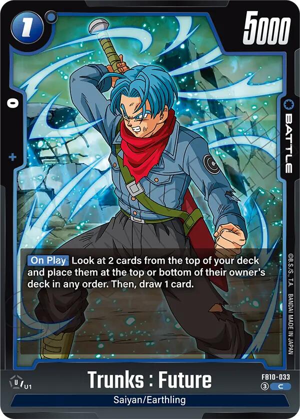 Trunks : Future FB10-033 [ Inglese / Giapponese ]