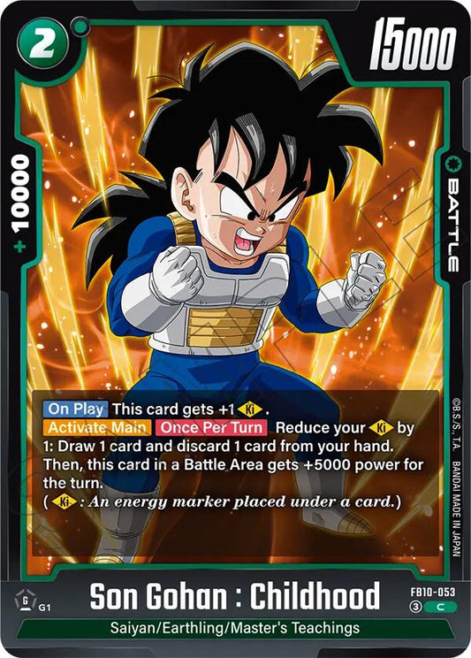Son Gohan : Childhood FB10-053 [ Inglese / Giapponese ]