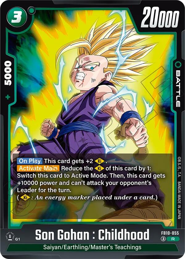 Son Gohan : Childhood FB10-055 [ Inglese / Giapponese ]