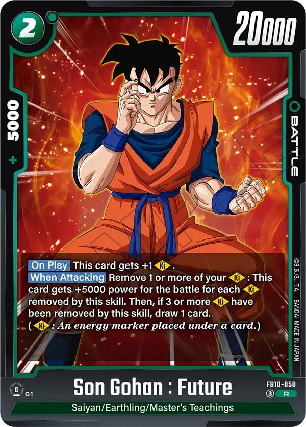 Son Gohan : Future FB10-058 [ Inglese / Giapponese ]