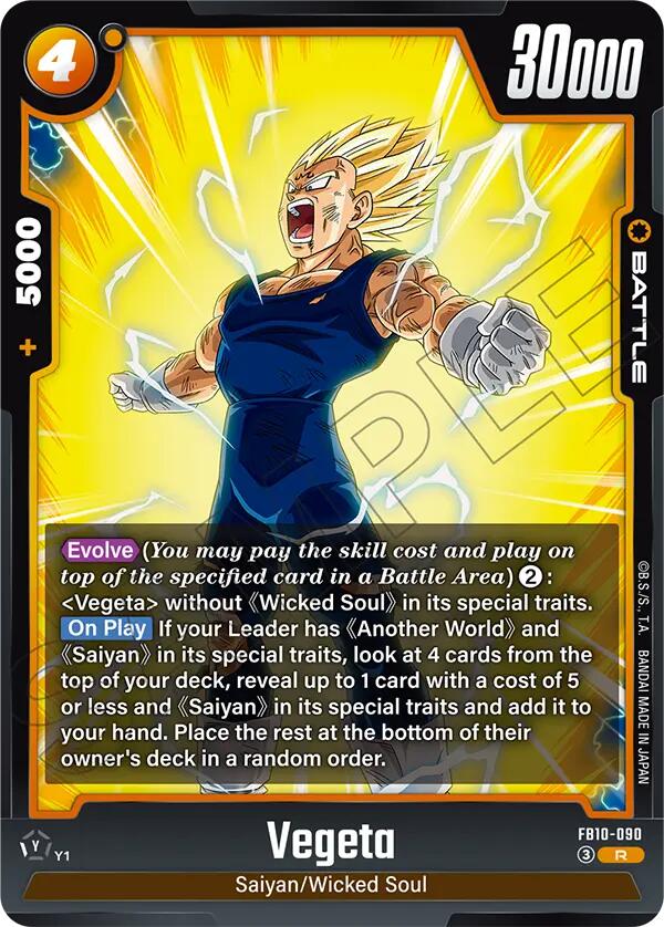 Vegeta FB10-090 [ Inglese / Giapponese ]