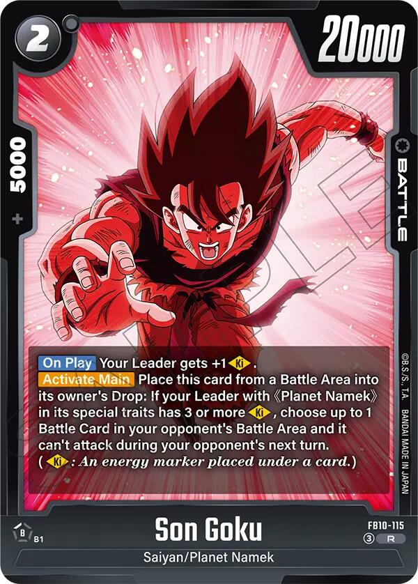 Son Goku FB10-115 [ Inglese / Giapponese ]