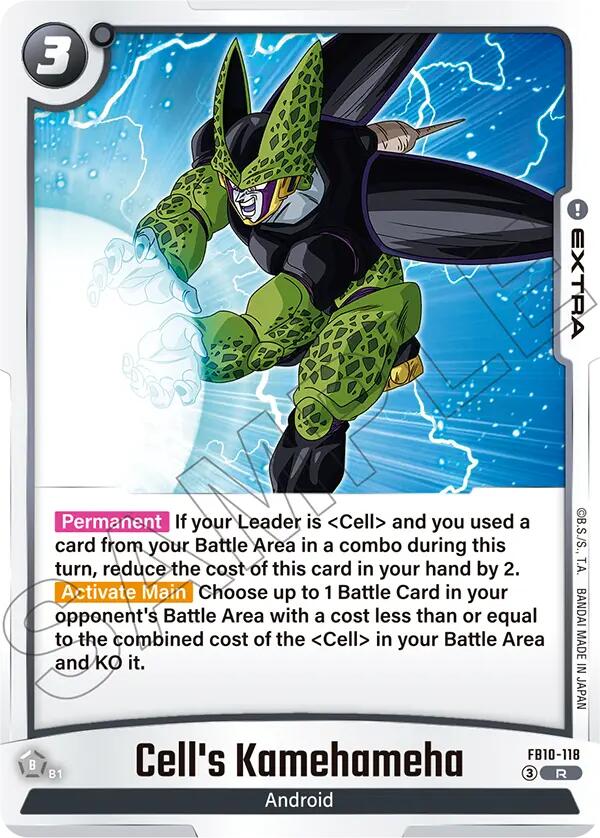Cell's Kamehameha FB10-118 [ Inglese / Giapponese ]
