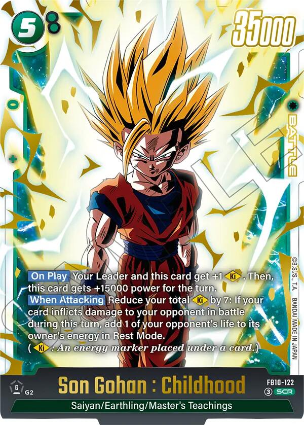 Son Gohan : Childhood FB10-122 [ Inglese / Giapponese ]