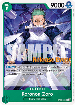 Roronoa Zoro ZORO-035 [ Inglese / Giapponese / Francese / Cinese Semplificato ]