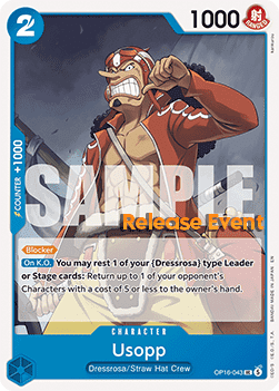 Usopp OP16-043 [ Inglese / Giapponese / Francese / Cinese Semplificato ]