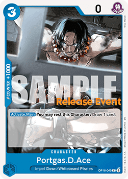 Portgas D Ace OP16-049 [ Inglese / Giapponese / Francese / Cinese Semplificato ]