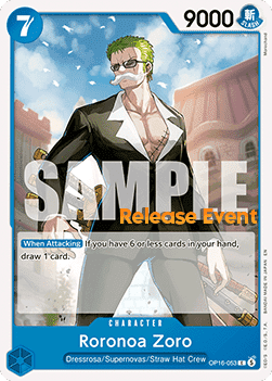 Roronoa Zoro OP16-053 [ Inglese / Giapponese / Francese / Cinese Semplificato ]