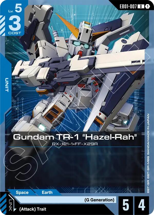 Gundam TR-1 "Hazel-Rah" EB01-007 [ Inglese / Giapponese ]