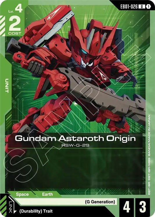 Gundam Astaroth Origin EB01-026 [ Inglese / Giapponese ]