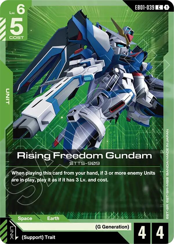 Rising Freedom Gundam EB01-039 [ Inglese / Giapponese ]