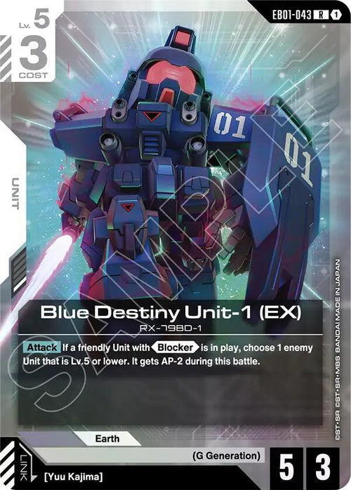 Blue Destiny Unit-1 EB01-043 [ Inglese / Giapponese ]