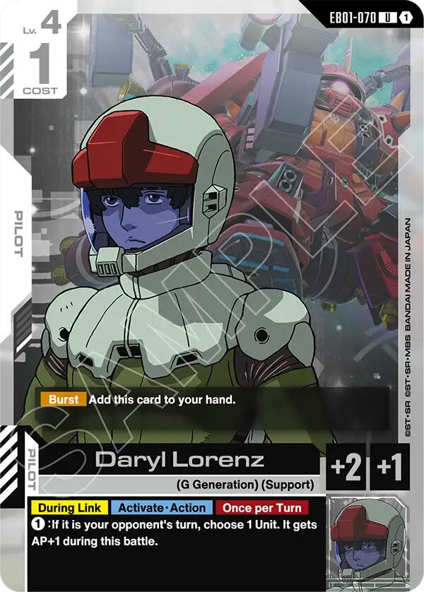 Daryl Lorenz EB01-070 [ Inglese / Giapponese ]