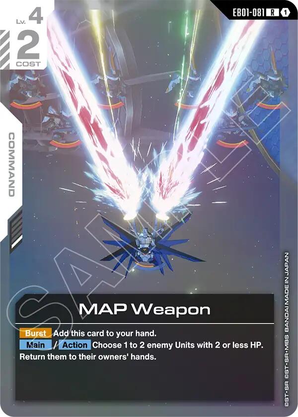 MAP Weapon EB01-081 [ Inglese / Giapponese ]