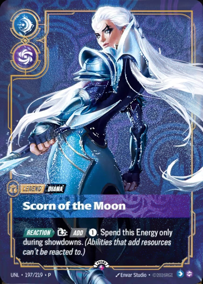 Diana - Scorn of the Moon (Plated Legend - NON-FOILPLATEDLEGEND|PRIZEWALL) [ Inglese / Cinese Semplificato ]