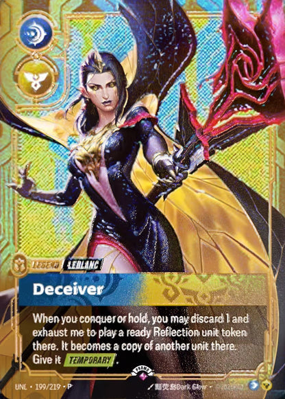 LeBlanc - Deceiver (Plated Legend - NON-FOILPLATEDLEGEND|PRIZEWALL) [ Inglese / Cinese Semplificato ]