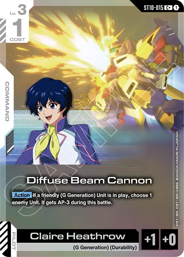 Diffuse Beam Cannon ST10-015 [ Inglese / Giapponese ]