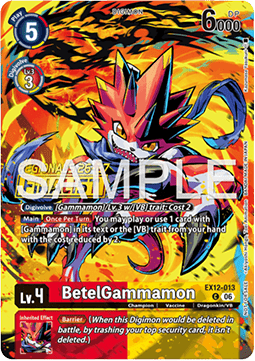BetelGammamon EX12-013 [ Inglese / Giapponese ]