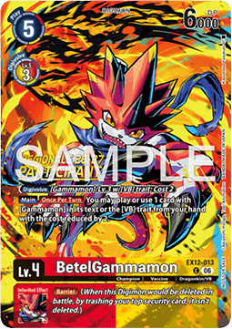 BetelGammamon EX12-013 [ Inglese / Giapponese ]