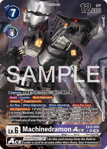 Machinedramon ACE EX12-059 [ Inglese / Giapponese ]