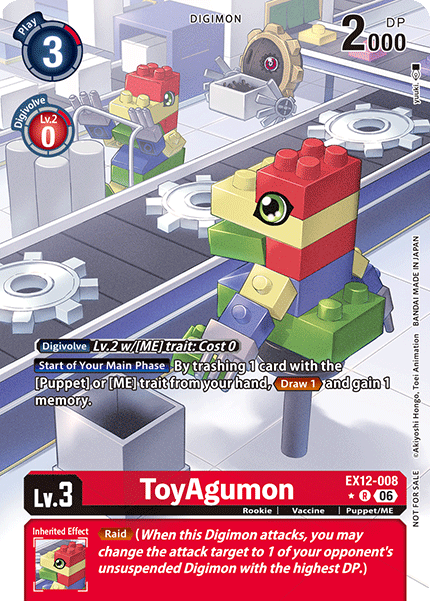 ToyAgumon EX12-008 [ Inglese / Giapponese ]