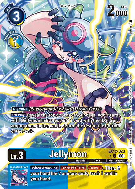 Jellymon EX12-023 [ Inglese / Giapponese ]