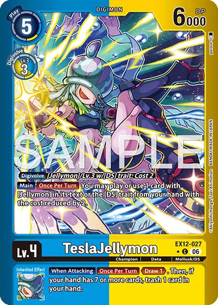 TeslaJellymon EX12-027 [ Inglese / Giapponese ]