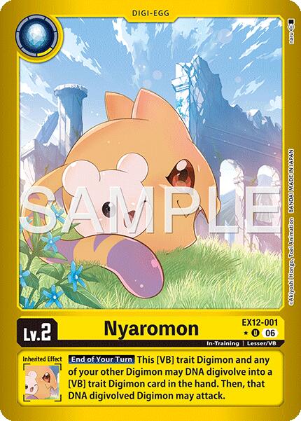 Nyaromon EX12-001 [ Inglese / Giapponese ]