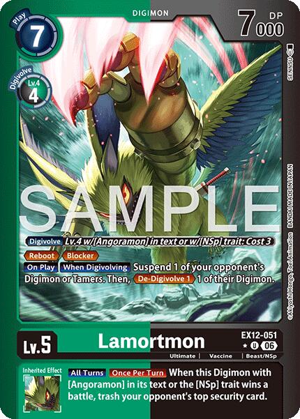 Lamortmon EX12-051 [ Inglese / Giapponese ]