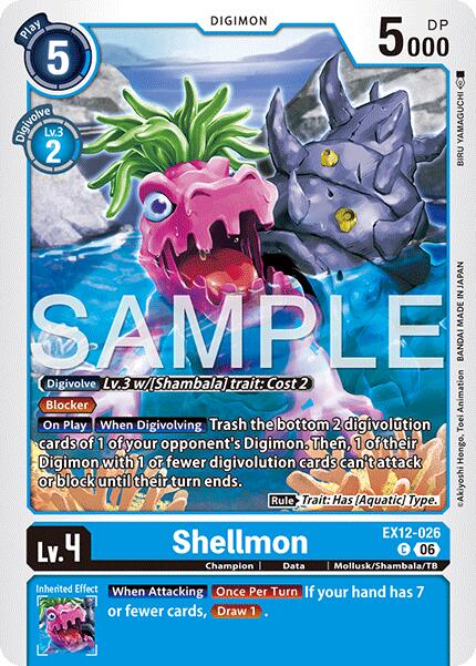 Shellmon EX12-026 [ Inglese / Giapponese ]