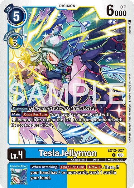 TeslaJellymon EX12-027 [ Inglese / Giapponese ]