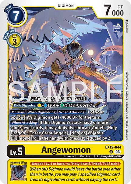 Angewomon EX12-044 [ Inglese / Giapponese ]