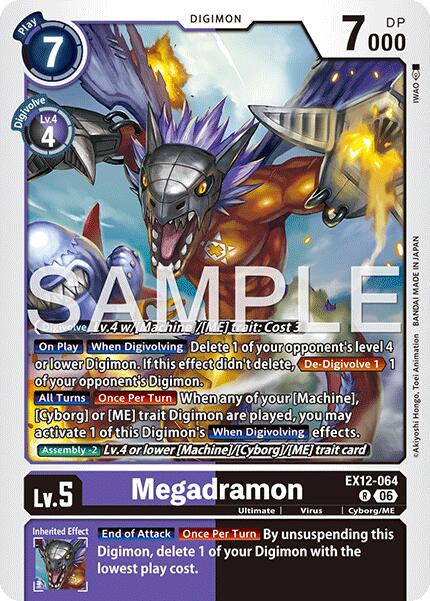 Megadramon EX12-064 [ Inglese / Giapponese ]