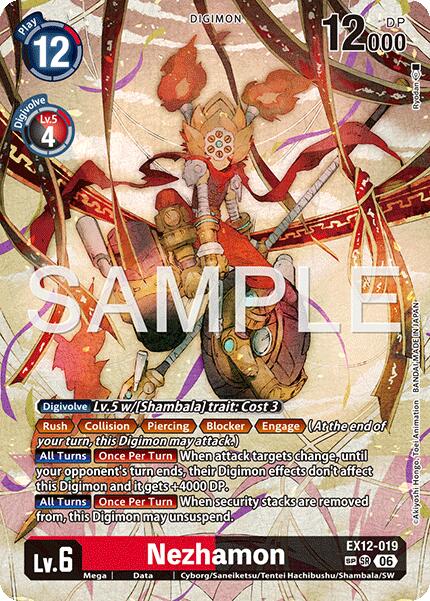 Nezhamon EX12-019 [ Inglese / Giapponese ]