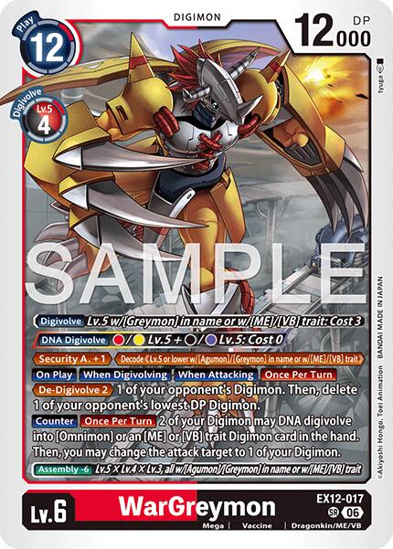 WarGreymon EX12-017 [ Inglese / Giapponese ]