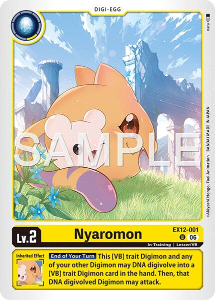 Nyaromon EX12-001 [ Inglese / Giapponese ]