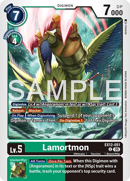 Lamortmon EX12-051 [ Inglese / Giapponese ]