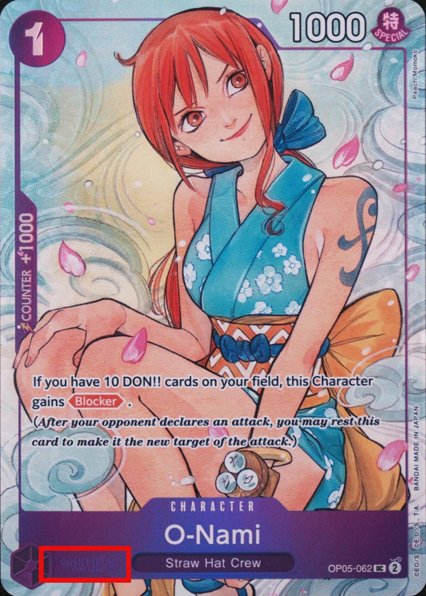 O-Nami OP05-062 [ Inglese / Giapponese / Francese / Cinese Semplificato ]