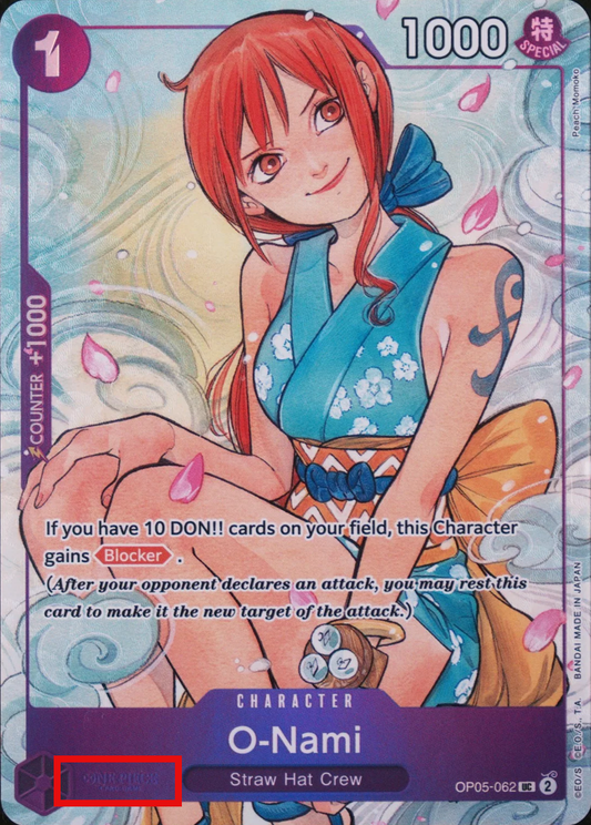 O-Nami OP05-062 [ Inglese / Giapponese / Francese / Cinese Semplificato ]