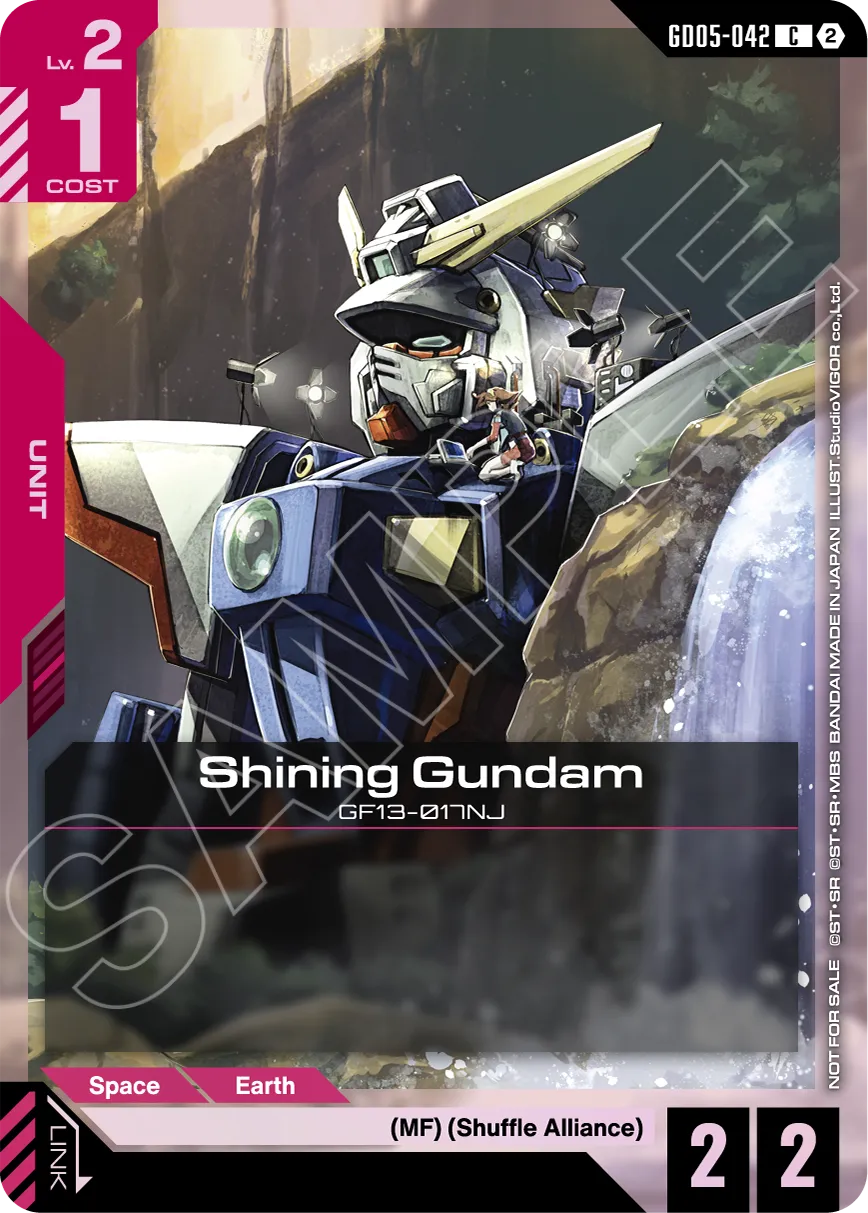 Shining Gundam GD05-042 [ Inglese / Giapponese ]