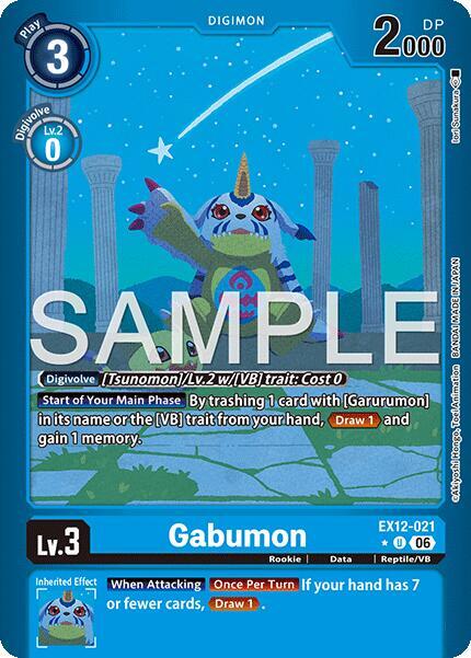 Gabumon EX12-021 [ Inglese / Giapponese ]